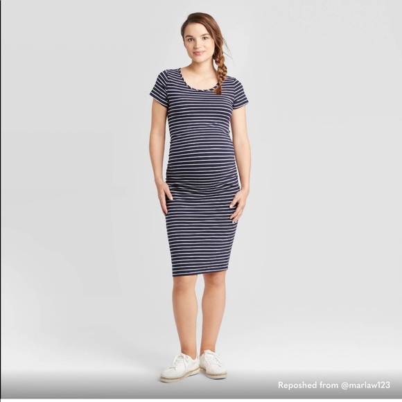 H&M Striped Maternity Dress - Picture 1 of 5